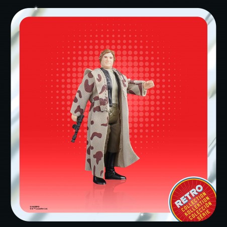 Figura hasbro star wars retro collection el retorno del jedi - han solo (endor)