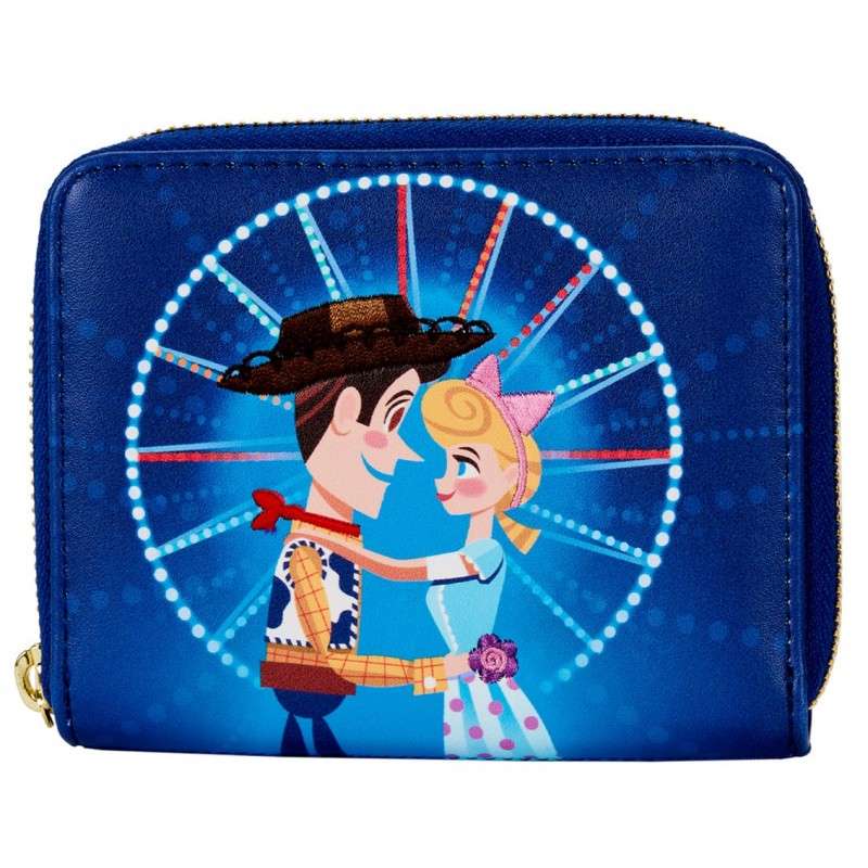 Cartera loungefly disney toy story woody & bo peep wallet