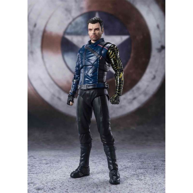 Figura tamashi nations bucky barnes figura marvel the falcon and the winter soldier s.h. figuarts