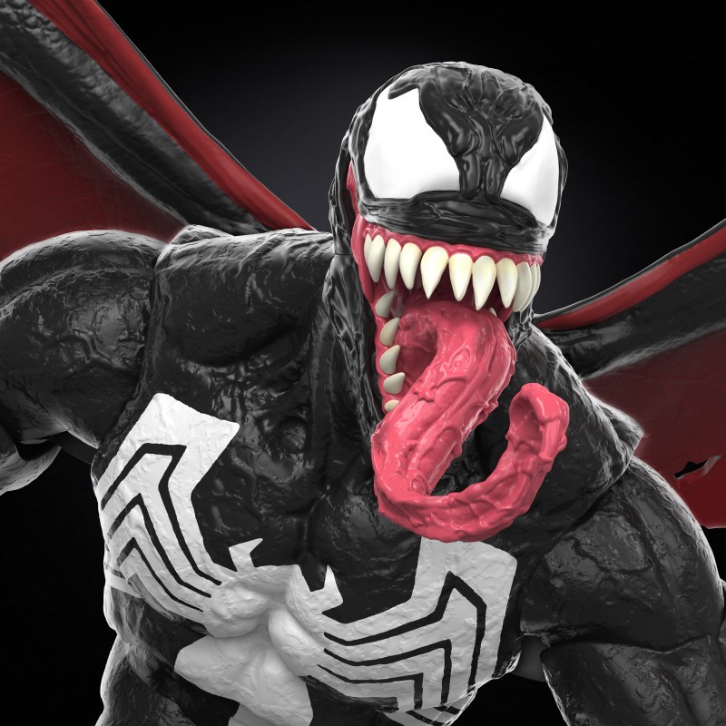 Pack 2 figuras hasbro knull & venom spiderman 60 anniversary marvel legends