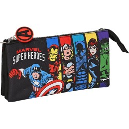 Portatodo Triple Avengers Super Heroes 22x3x12 cm