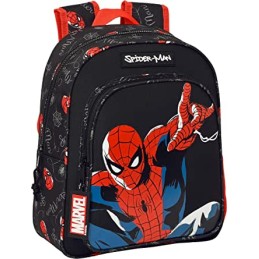 Mochila Infantil Adapt.Carro Spider-Man Hero 27x10x33 cm