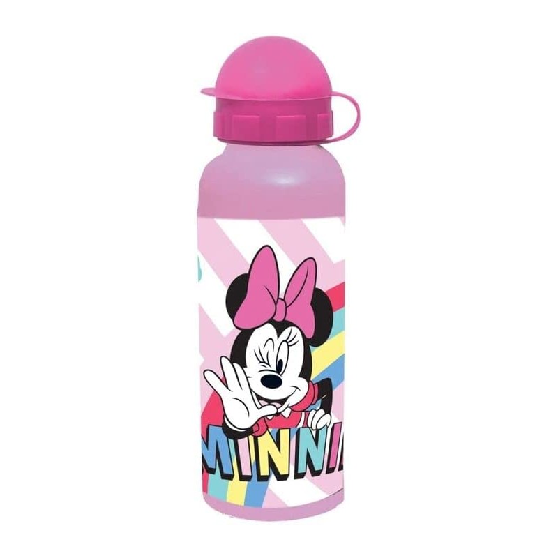 Botella Aluminio Minnie Disney 520Ml.