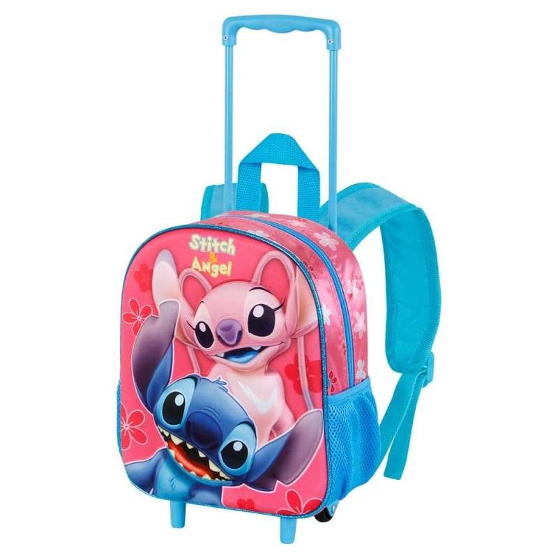 Mochila Trolley 3D Match Stitch Disney 31x26x11cm