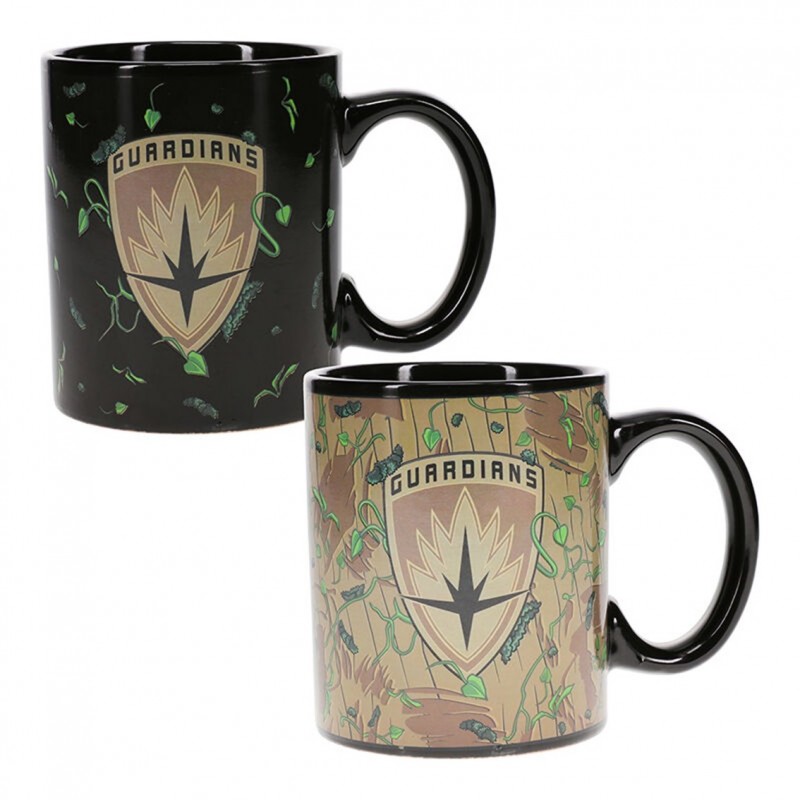 Taza termica paladone marvel guardianes de la galaxia groot