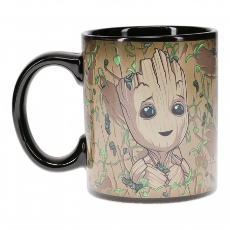 Taza termica paladone marvel guardianes de la galaxia groot