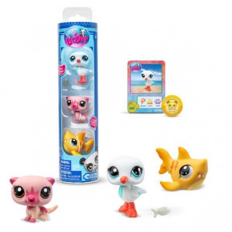 Mascotas little pet shop pack de 3 mascotas - 1 unidad aleatoria