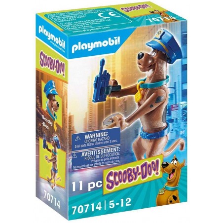 Playmobil scooby - doo! figura coleccionable policia