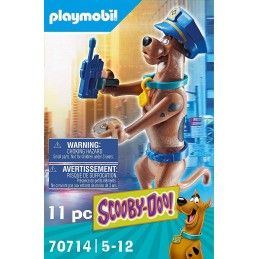 Playmobil scooby - doo! figura coleccionable policia