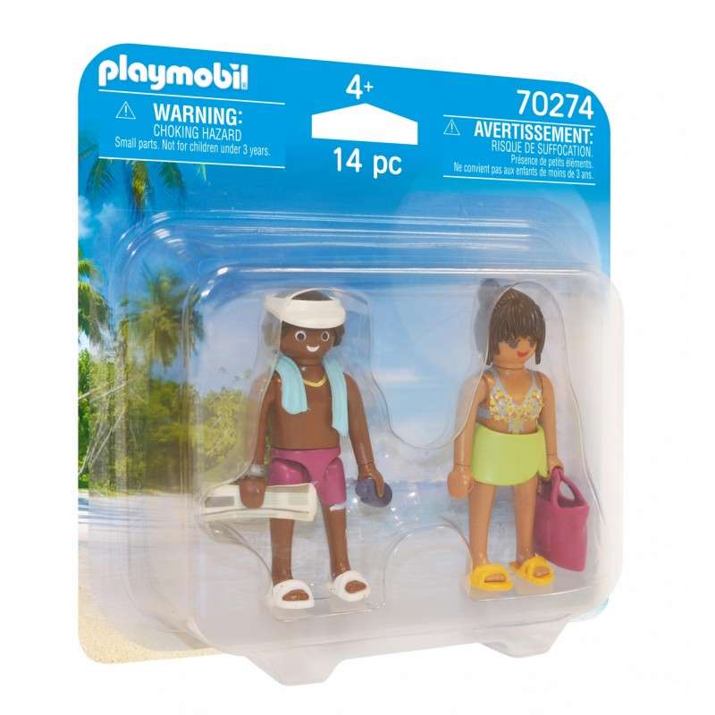 Playmobil figuras pareja de vacaciones