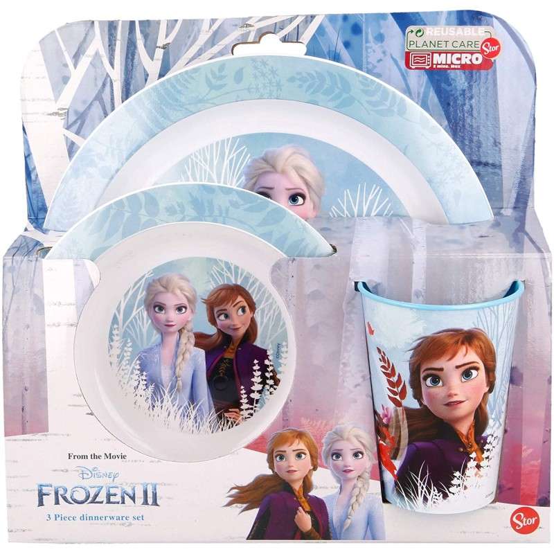 Frozen Vajilla Microondas 3 Piezas