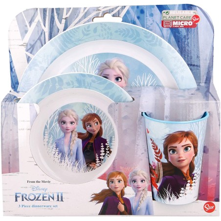 Frozen Vajilla Microondas 3 Piezas