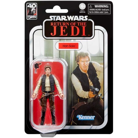 Figura hasbro star wars retro collection el retorno del jedi - han solo