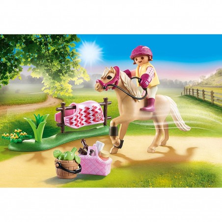 Playmobil coleccionable poni de equitacion aleman