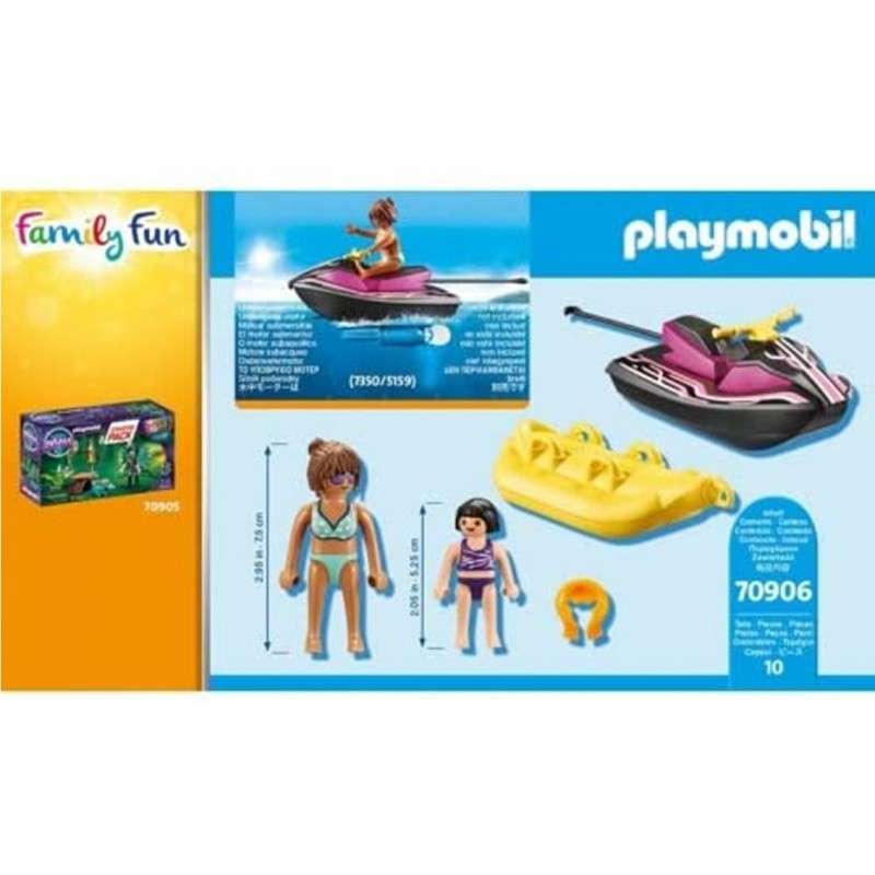 Playmobil starter pack moto de agua con bote banana