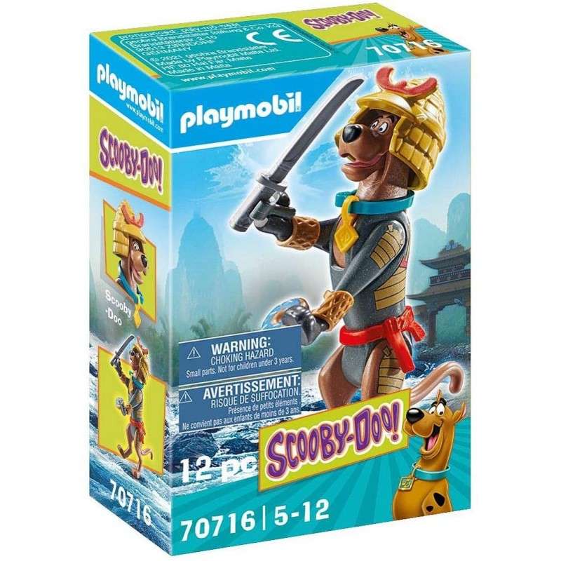 Playmobil scooby - doo! figura coleccionable samurai