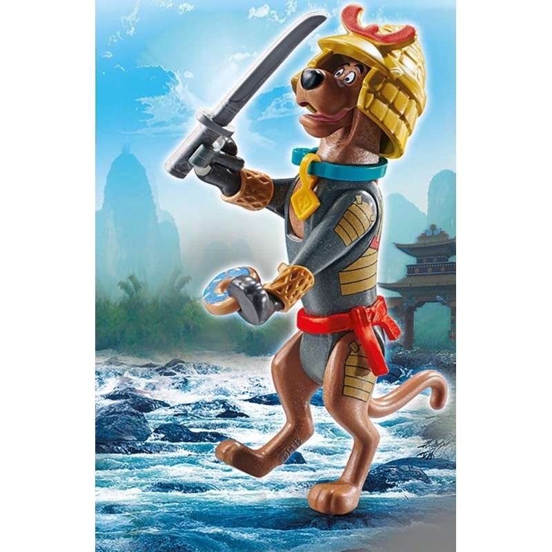 Playmobil scooby - doo! figura coleccionable samurai