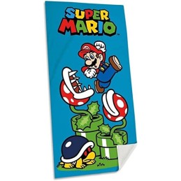 Toalla De Algodon 70X140Cm Super Mario
