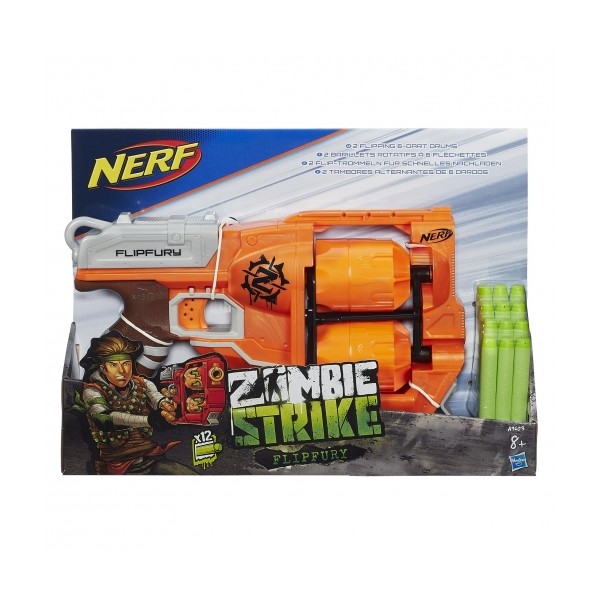 Hasbro- Nerf Zombiestrike Flipfury