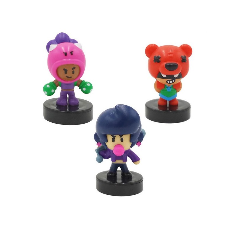 Figuras brawl stars caja pack 3 aleatorio