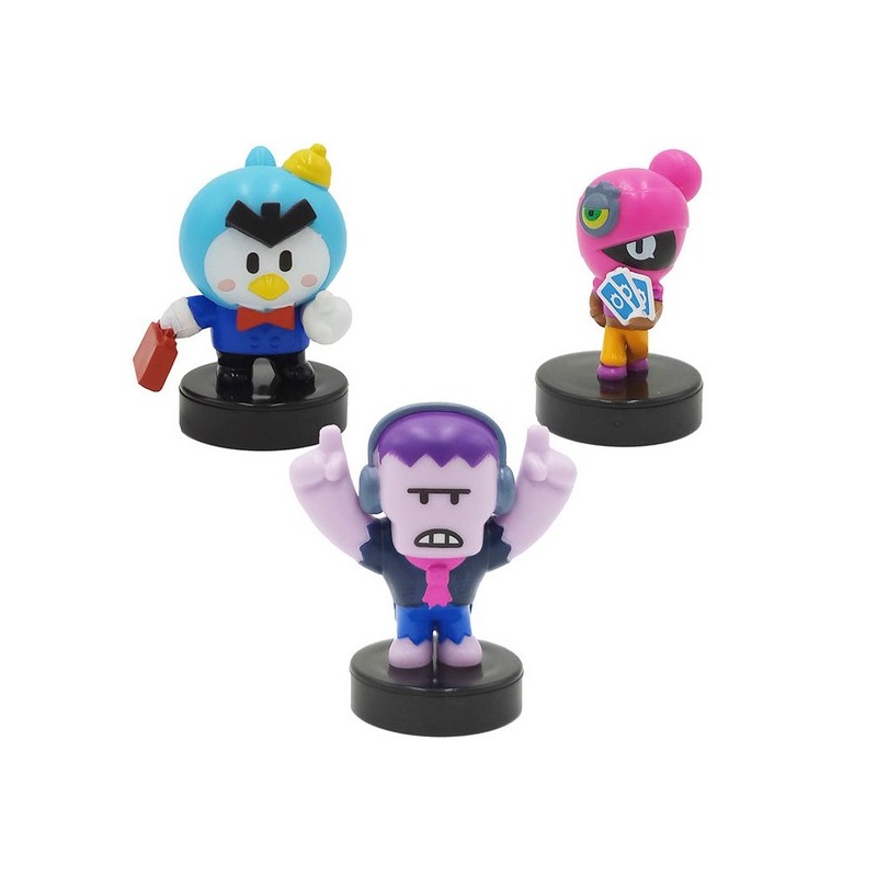 Figuras brawl stars caja pack 3 aleatorio