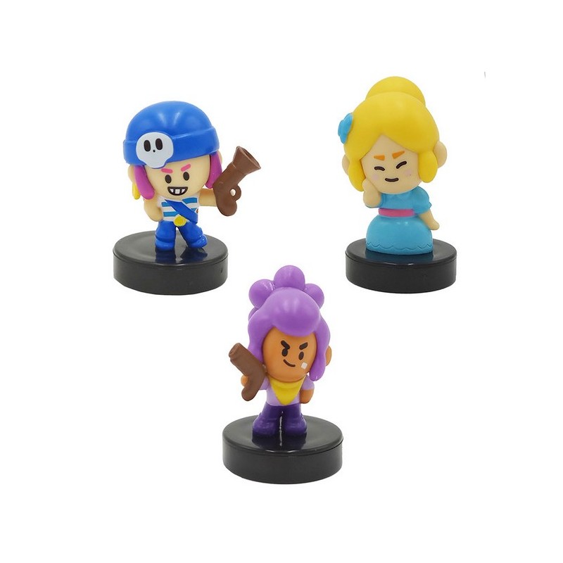 Figuras brawl stars caja pack 3 aleatorio