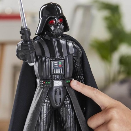 Figura electrónica hasbro star wars galactic action darth vader