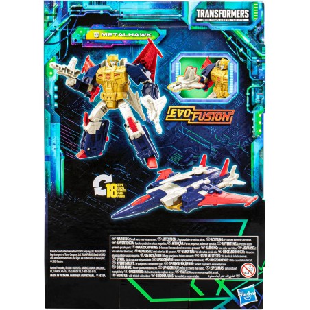 Figura hasbro transformers legacy evolution metalhawk