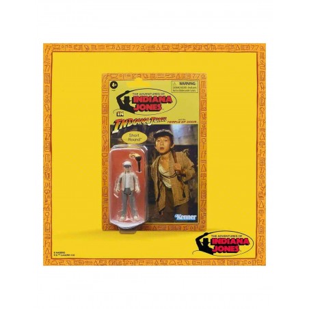 Figura hasbro indiana jones y el templo de la perdición retro collection short round