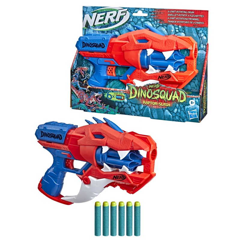 Lanzador hasbro nerf dino squad raptor slash