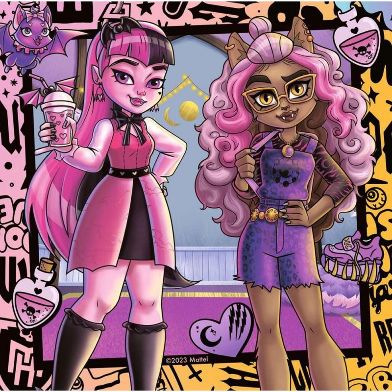 Puzzle ravensburger monster high 3x49