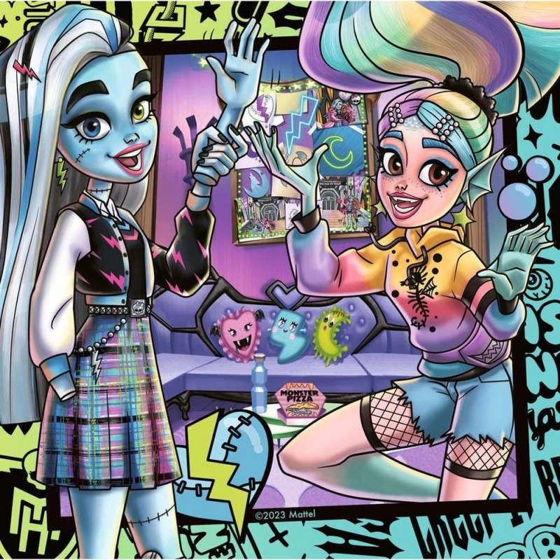 Puzzle ravensburger monster high 3x49