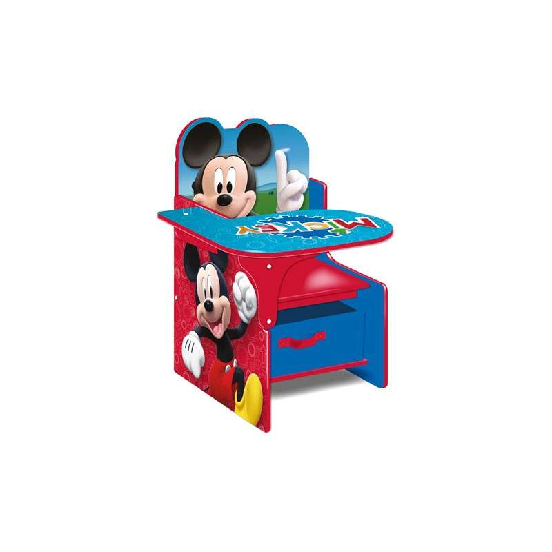 Silla Pupitre De Madera Mickey Disney