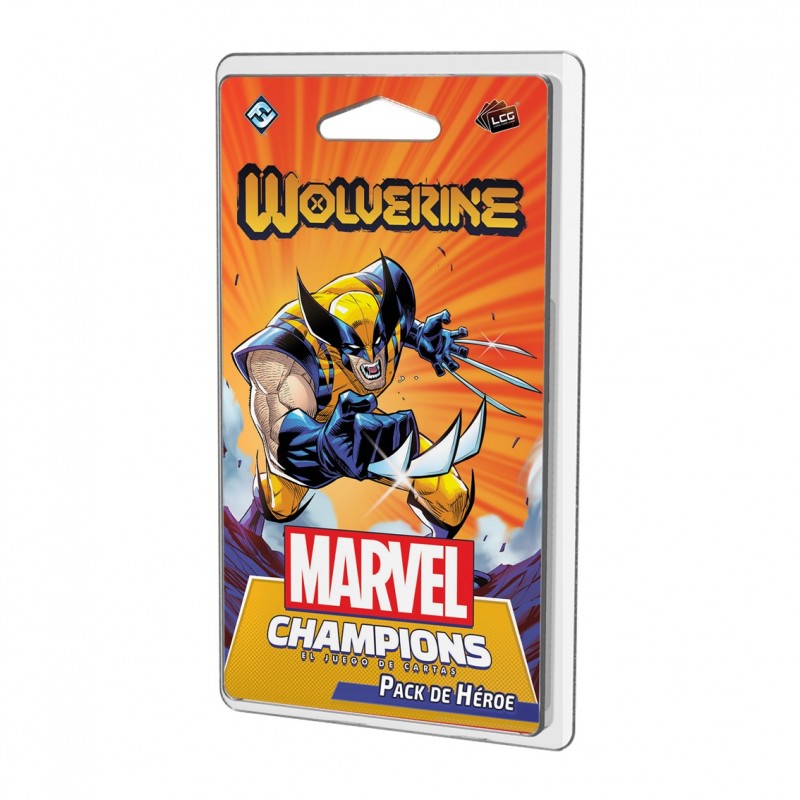 Juego de mesa marvel champions: wolverine 60 cartas pegi 14