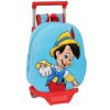 Mochila Con Carro 3D Pinocchio Disney 27x10x32cm