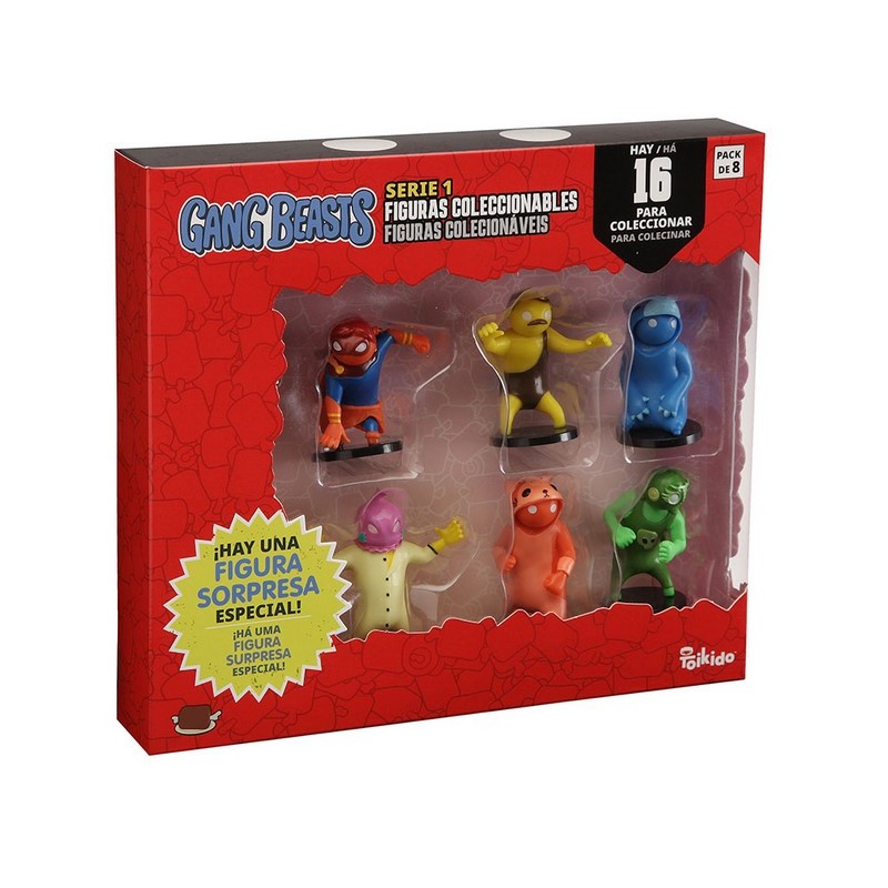 Figura gang beasts caja deluxe pack 8