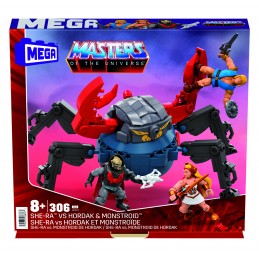 Figuras mattel mega construx masters of the universe she - ra vs hordak & monstroid