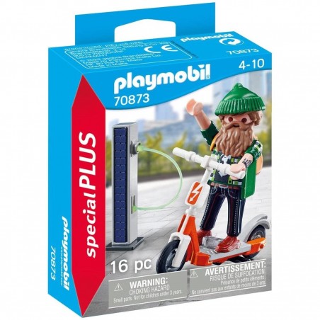 Playmobil hipster con e - scooter