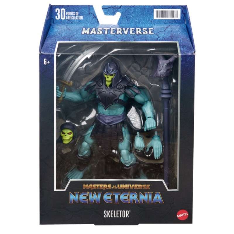 Figura mattel masters of the universe new eternia barbarian skeletor