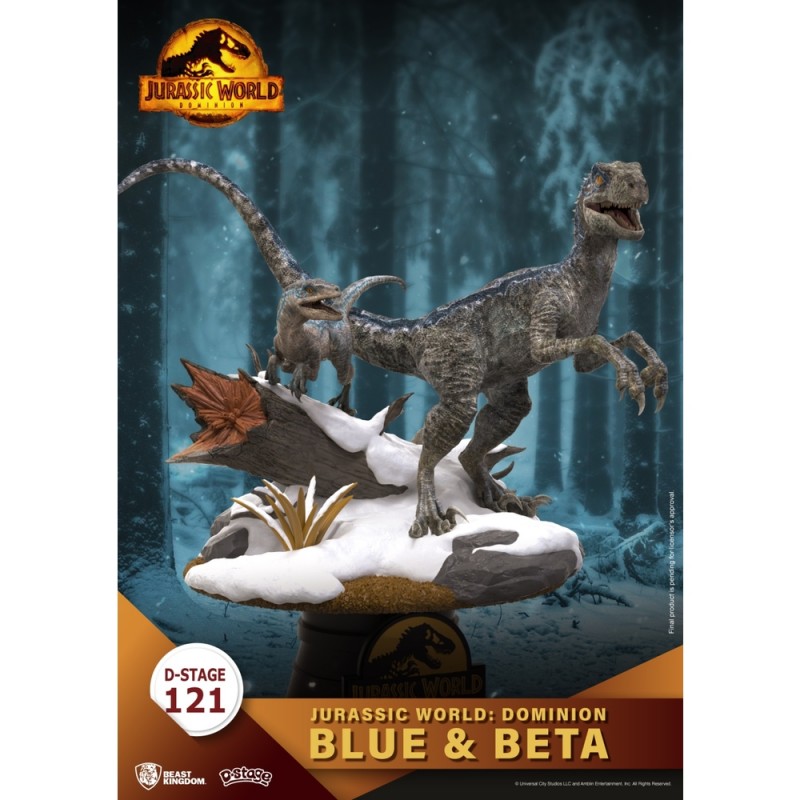 Figura beast kingdom dstage jurassic world dominion blue sea