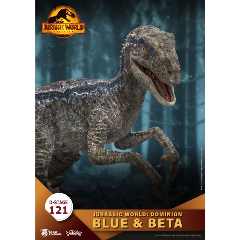 Figura beast kingdom dstage jurassic world dominion blue sea