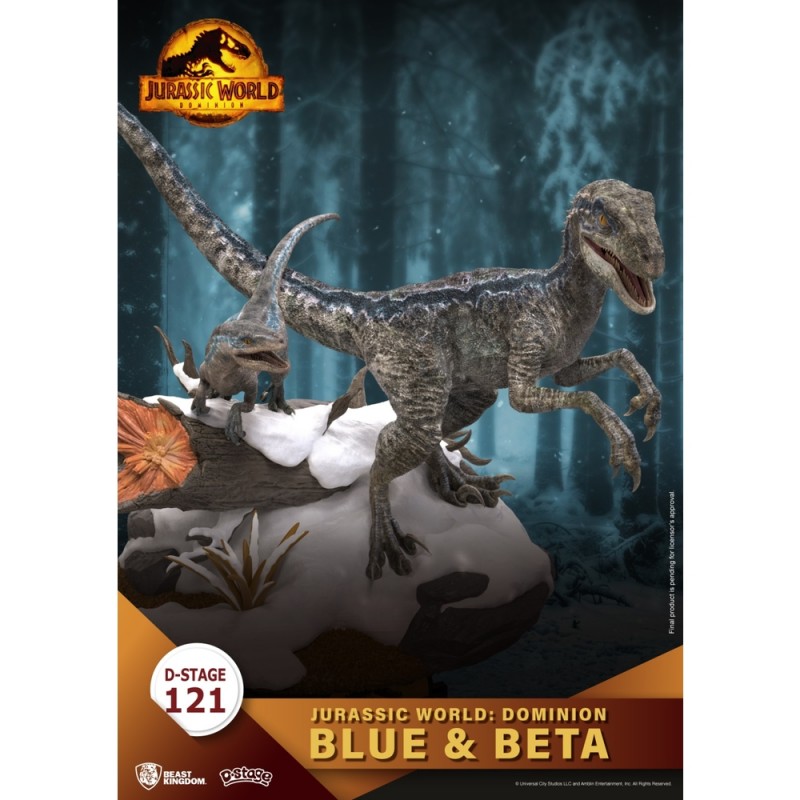 Figura beast kingdom dstage jurassic world dominion blue sea