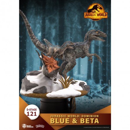 Figura beast kingdom dstage jurassic world dominion blue sea