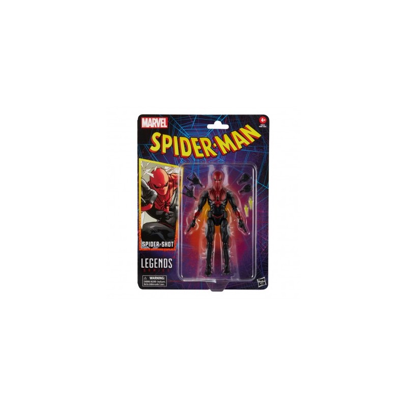 Figura hasbro marvel legends series spider - man spider - shot