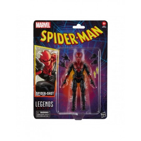 Figura hasbro marvel legends series spider - man spider - shot