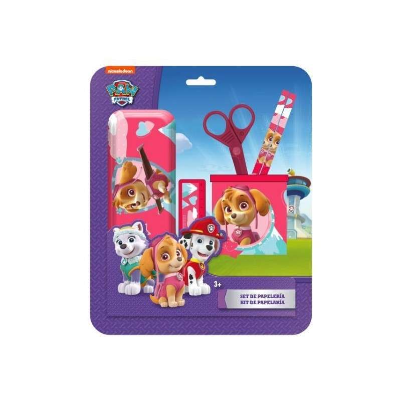 Set Papeleria Patrulla Canina Skye Estuche Metalico