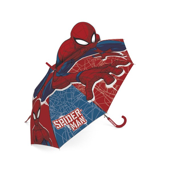 Paraguas 3D Spiderman Marvel 48cm.