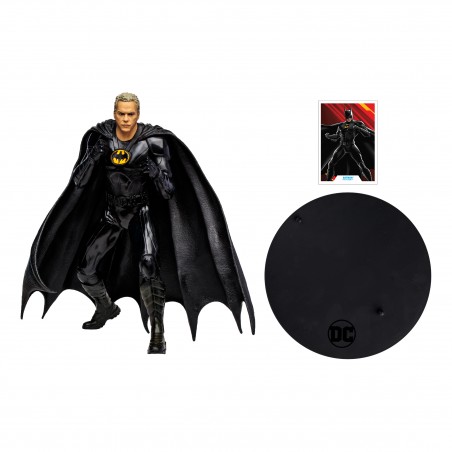 Megafigura mcfarlane toys dc multiverse the flash - batman michael keaton sin mascara