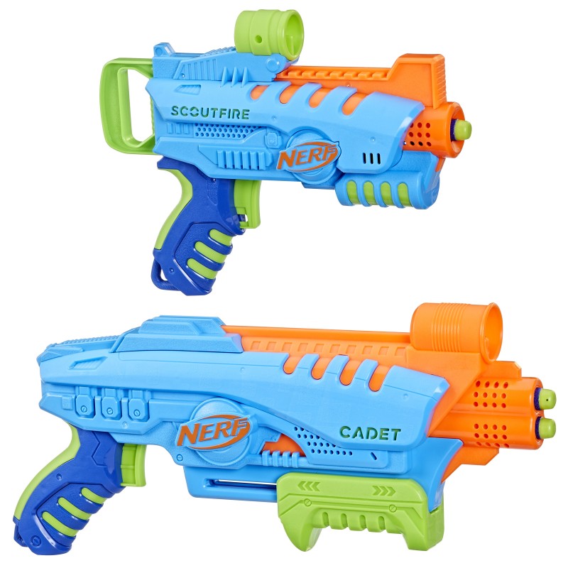 Set doble lanzadores hasbro nerf elite junior ultimate starter