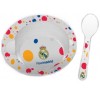 Set Cuenco Microondas con Cuchara Real Madrid